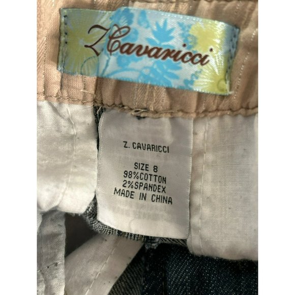 Vintage Z Cavaricci Women's Wide Leg Denim Jeans Size 8 1990s Retro Y2K Style - Picture 5 of 5